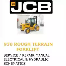 JCB 930 ROUGH TERRAIN FORKLIFT MANUAL SERVICE REPAIR ENGINE PDF