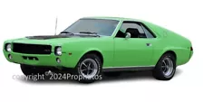 1969 AMC AMX Classic Collectors Ultra-Premium Custom Photo 8" x 10" New B