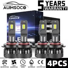 4X White Combo LED Headlight Bulbs High/Low Beam For CHEVROLET ASTRO VAN