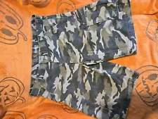 Carhartt Shorts Mens Size 38 Relaxed Fit Ripstop Cargo Camo