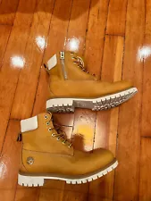 Stussy x Timberland 2014 6 inch boot supreme leather Size 11 Great Condition!