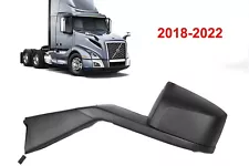 FIT VOLVO VNL 2018-2021 LEFT DRIVER SIDE HOOD MIRROR HEATED BLACK (For: 2019 Volvo VNL 860)