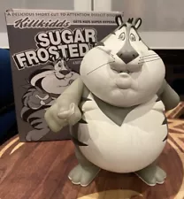 Popaganda Fat Tony Black/ White Sculpture Ron English Cereal Killers Rare