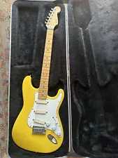 1987 Fender Strat Plus Graffiti Yellow Lace Sensors