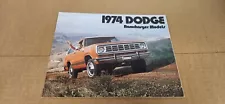 CJ 1974 Dodge Ramcharger Dealer Sales Brochure