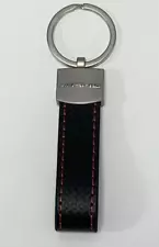 New Mercedes Benz C63 C55 C43 S65 Keychain Red Stitches AMG Racing Brabus Hamann