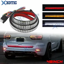 For Jeep 48'' Multi-Function LED Tailgate Light Strip Bar Brake Turn Signal Lamp