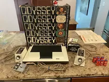 Magnavox Odyssey ITL 200 2nd Run Boxed 100% Complete All Cards, Overlays, More