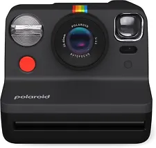 Polaroid Now 2nd Generation I-Type Instant Film Camera - Black (9095)