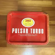 Nissan Novelty 1983 Retro Pulsar Turbo Tray Red Logo Not For Sale 31.5✖️40✖️2cm