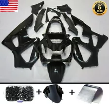 Glossy Black Fairing Kit For Honda CBR929RR 2000 2001 ABS Injection Body + Bolts (For: Honda)