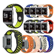 Silicone Sport Bracelet Watch Strap Watchband For Fitbit Ionic Replacement Band