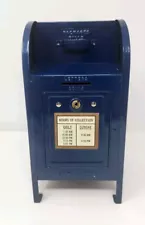 Vintage Brumberger USPS Mail Box Piggy Bank With Key And Original Packaging