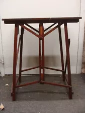 Small Vintage wooden folding Accent End Table