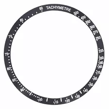 BEZEL INSERT FOR OMEGA SPEEDMASTER TACHYMETRE 3513,3513.50 1151 3513.53 -1152