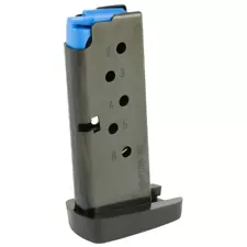 Mecgar 6 Rounds 380 ACP Pistol Magazine For Taurus 738TCP Blued Finish MGPT7386B