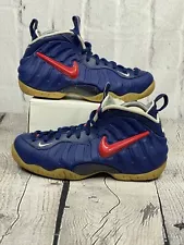 Nike Air Foamposite Pro USA Blue Void Red Gum CJ0325-400 2020 Men’s Size 6.5