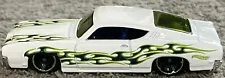 Hot Wheels 69 Ford Torino Talladega, White, Loose