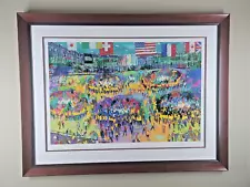 Original 2006 LEROY NEIMAN "The Chicago Mercantile Exchange" Signed Serigraph