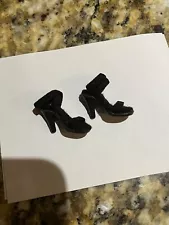 Black Vintage Strappy High Heels For Cissette ( Listed For Heather Only)