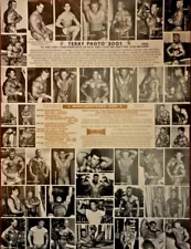 GAY INT vintage 2001 TERRY PHOTO ~ MUSCLEBODY VIDEO mail order sales poster