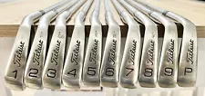 Titleist DCI Black Triangle Irons 1-9 & PW Tri-Spec Stiff Flex Steel Shafts RH