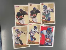 (6) Walter Payton Assorted Football Card LOT Chicago Bears Z14