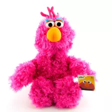 New Large TELLY Monster Pink Plush Exclusive Sesame Street Place 16"