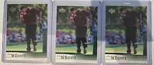 2001 Upper Deck Tiger Woods RC Rookie Card #1 Lot 3-cards SHARP