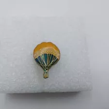 Vintage Hot Air Balloon Metal Lapel pinback Hat Pin