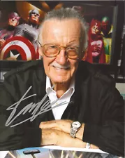 STAN LEE (+2018) - Comic Book Writer- Marvel - Spider-Man/ X-Men-Autograph Photo