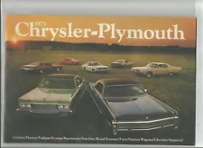 1973  Chrysler, Imperial, Plymouth Fury, Valiant, Duster, & Scamp Sales Brochure