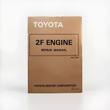 Toyota Land Cruiser 1980-1981 OEM 2F Engine Shop Service Repair Manual Guide DIY (For: 1981 Toyota Land Cruiser)