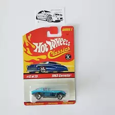 2004 Hot Wheels Classics Series 1 1963 Corvette Blue