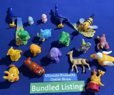 Ferrero Kinder Egg Toy Surprise Original German 1990's Animal Assort. Lot of 18