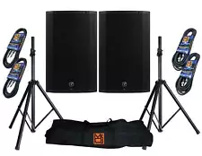 Mackie Thump12A 12 Inch Powered Loudspeaker with Speaker Stands and Cables