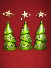 Pier One Whimsical X-Mas Tree 14-7/8" Tall Tea Light Holder SALE IS FOR ONE ONLY