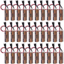 30-Pack FUJI FDK CR8.LHC 17450 3V CR8-LHC Battery for Toto Flush Valve with Plug