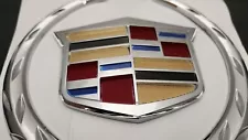 Cadillac Escalade, ATS, CTS, DTS, SRX, STS Front Grille Emblem - Silver