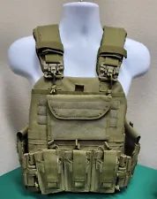 Premium Quick Release Tactical Vest - Green