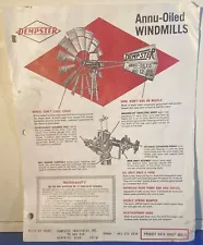 Dempster Windmill And Steel Towers Flyer