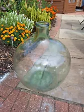 Vintage Extra Large Glass Bottle Garden Terrarium