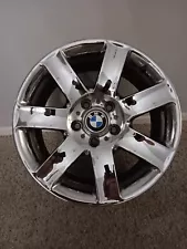 BMW 325 ci chrome 17 inch rim LIKE NEW MINOR SCRAPES