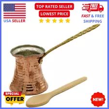 Arabic Coffee Pot, Turkish Coffee Maker, Handmade Cooper, Cezve For 1-2 People