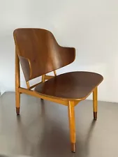 1950s Ib Kofod-Larsen Danish Modern Penguin Shell Chair For Christensen & Larsen