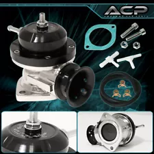 Type-Rs Style Turbo Boost Blow Off Valve 2 Bolt Flange Adjustable Psi Jdm Black (For: Isuzu I-Mark)