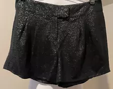 JENNIFER LOPEZ JLO Womens Black Sequin Shorts NWT - Sz 2