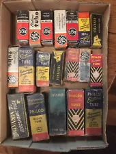 19 NOS Radio Tube Lot Philco Sylvania GE