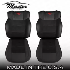 Driver Passenger Black Leather Seat Cover For Dodge Charger RT 2006 - 2010