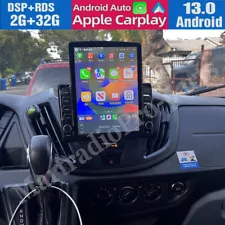 Radio de coche Android 13 para 2015-2019 Ford Transit Apple Carplay GPS estéreo